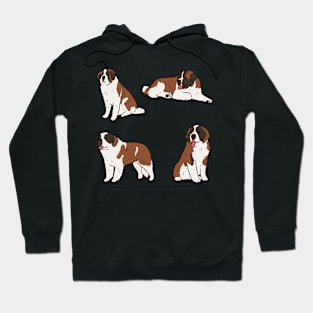 Saint Bernard illustration pack Hoodie